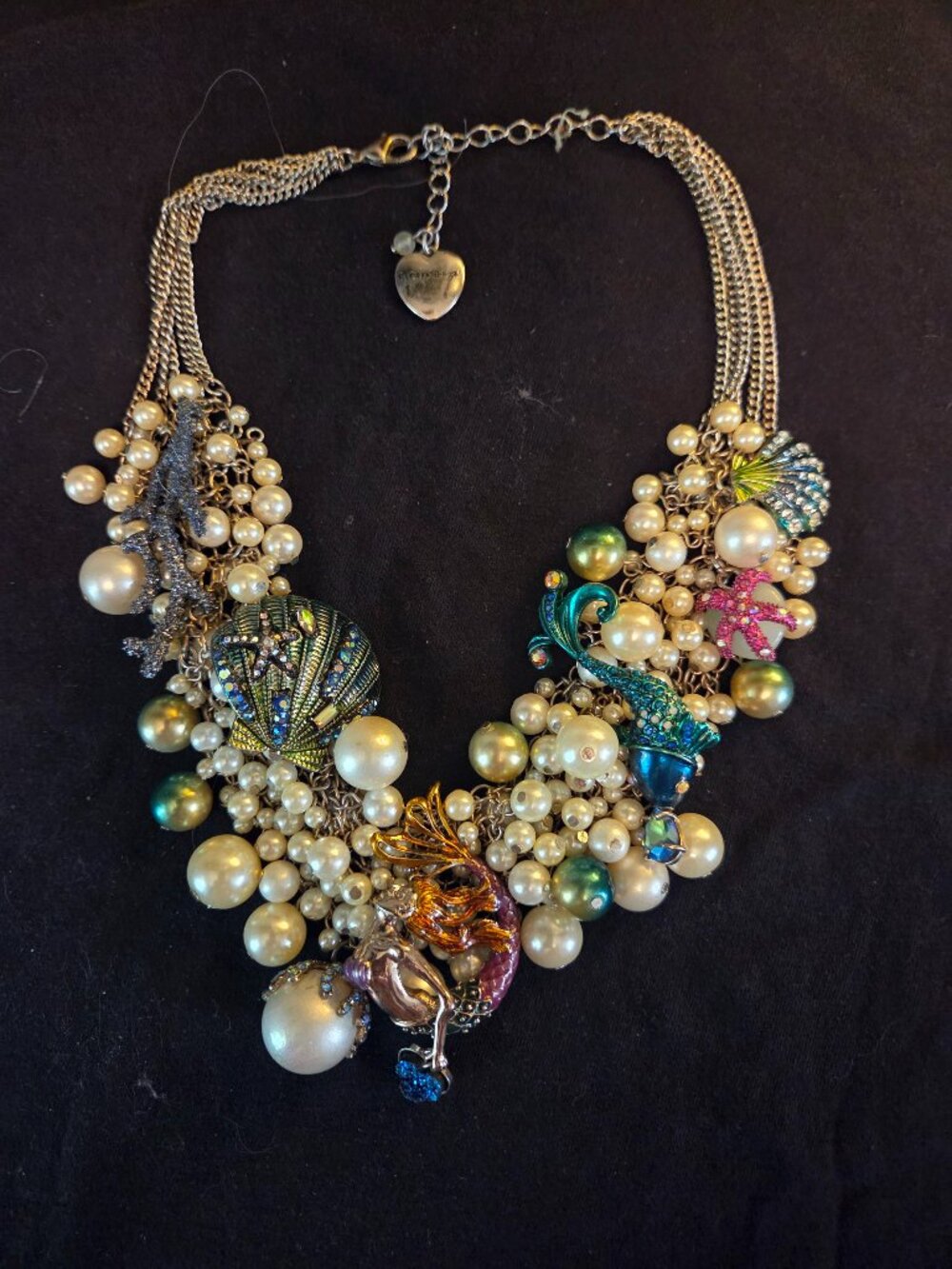 Betsey Johnson Mermaid Statement Necklace